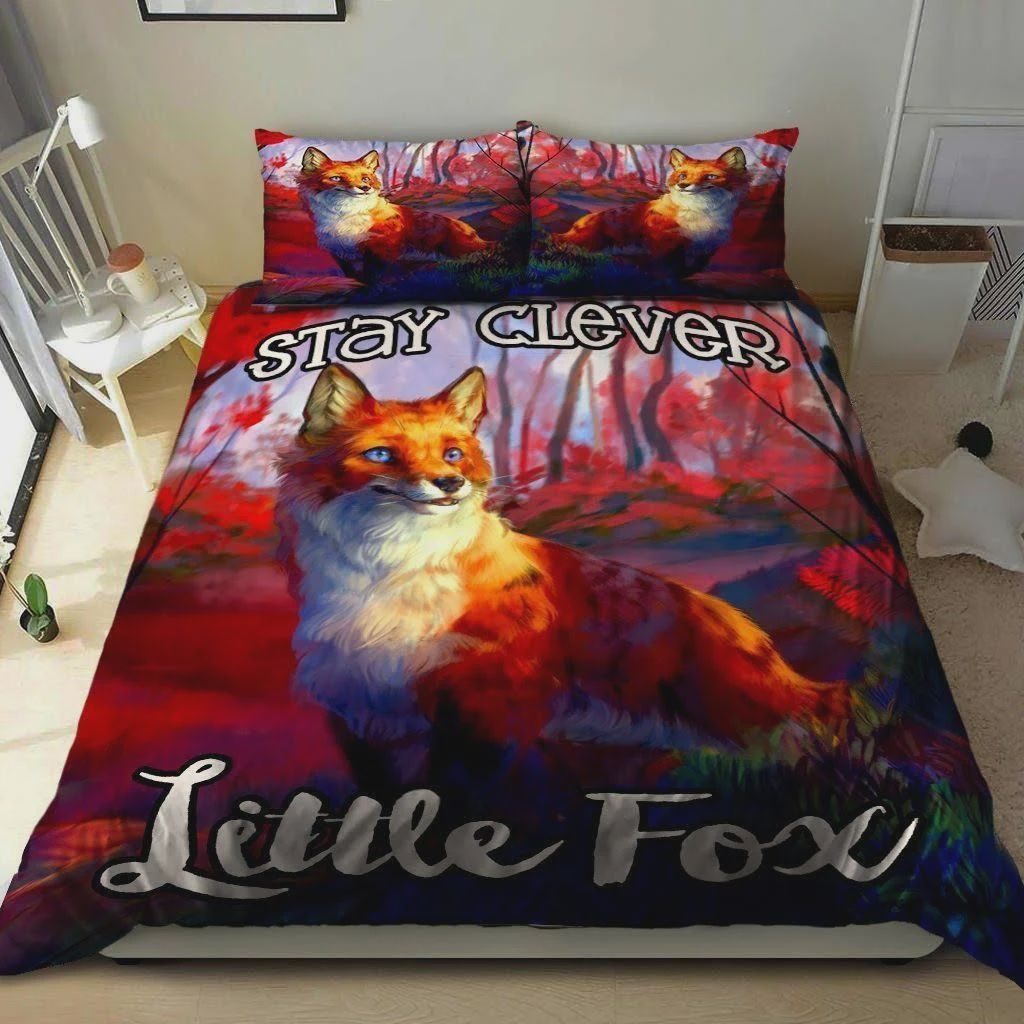 Stay Clever Little Fox Cotton Bed Sheets Spread Comforter Duvet Cover Bedding Sets Stay Clever Little Fox Cotton Bed Sheets Spread Comforter Duvet Cover Bedding Sets