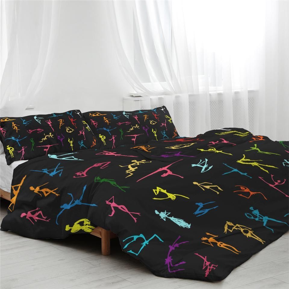 Stick Figure Dancer Cotton Bed Sheets Spread Comforter Duvet Cover Bedding Sets Stick Figure Dancer Cotton Bed Sheets Spread Comforter Duvet Cover Bedding Sets