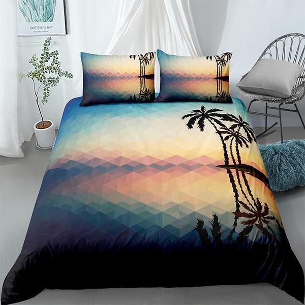 Tropical Coconut Tree Cotton Bed Sheets Spread Comforter Duvet Cover Bedding Sets Tropical Coconut Tree Cotton Bed Sheets Spread Comforter Duvet Cover Bedding Sets