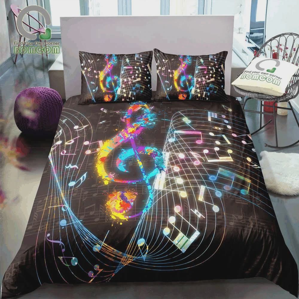 Twinkle Music Notes Black Pattern Cotton Bed Sheets Spread Comforter Duvet Cover Bedding Sets Twinkle Music Notes Black Pattern Cotton Bed Sheets Spread Comforter Duvet Cover Bedding Sets