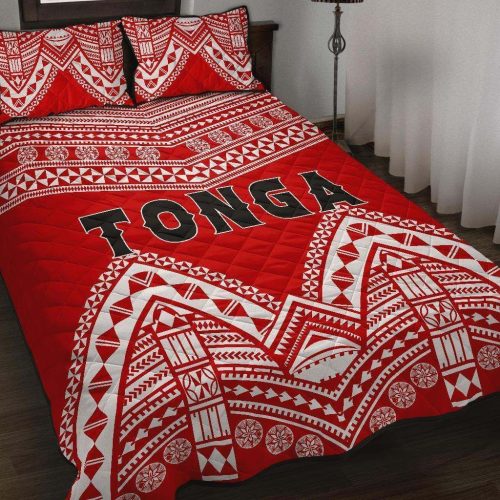 Tonga Polynesian Tribal Pattern Cotton Bed Sheets Spread Comforter Duvet Cover Bedding Sets