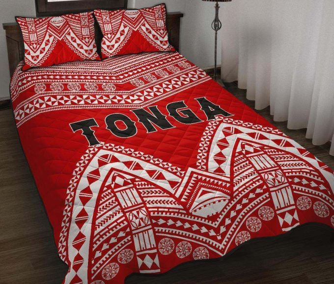 Tonga Polynesian Tribal Pattern Cotton Bed Sheets Spread Comforter Duvet Cover Bedding Sets