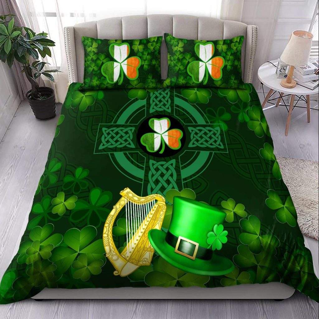 St Patrick Day Bedding Set Happy St Patricks Duvet Cover St Patricks Day Comforter Sets Irish Roots Celtic Pattern Bedding Set TDV45 St Patrick Day Bedding Set Happy St Patricks Duvet Cover St Patricks Day Comforter Sets Irish Roots Celtic Pattern Bedding Set TDV45