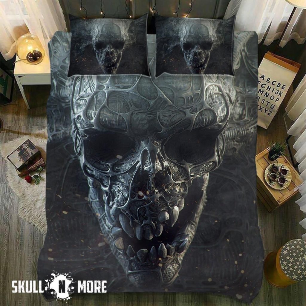 Snm – Skull Cyborg 3D Printed Bedding Set