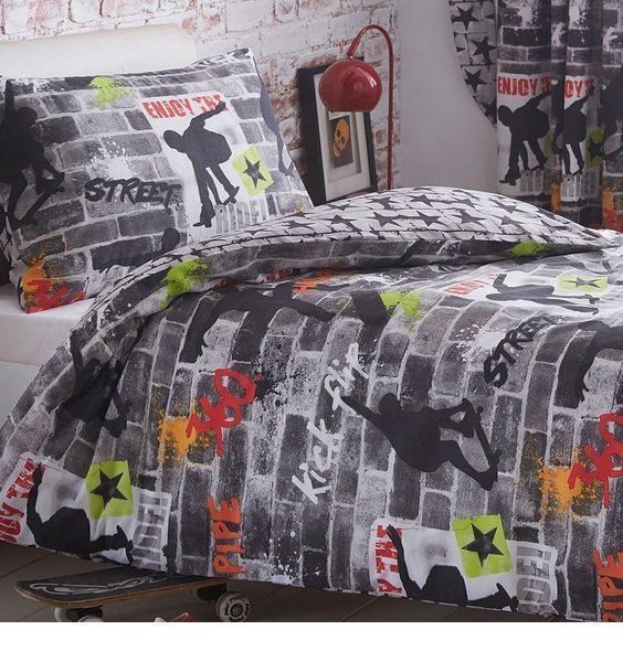 Skateboard Duet Cover Bedding Sets Skateboard Duet Cover Bedding Sets