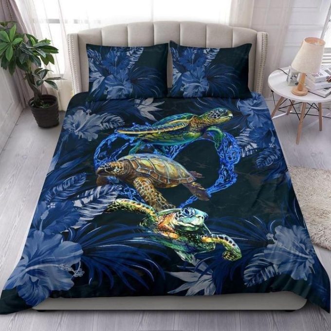 Turtles Cotton Bed Sheets Spread Comforter Duvet Cover Bedding Sets