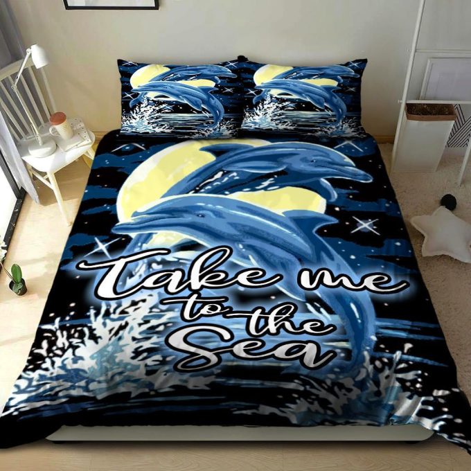 Take Me To The Sea Cotton Bed Sheets Spread Comforter Duvet Cover Bedding Sets