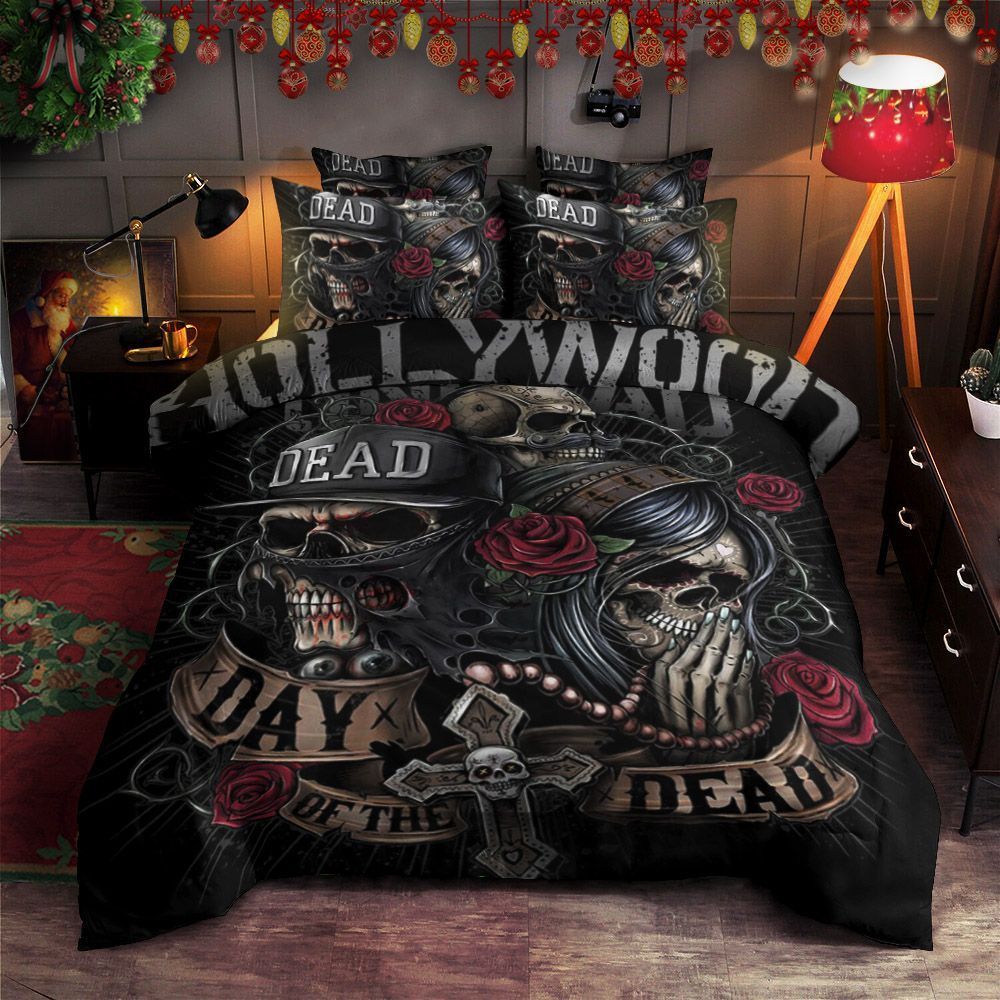 Skull Hollywood Day Of Dead Cotton Bed Sheets Spread Comforter Duvet Cover Bedding Sets Skull Hollywood Day Of Dead Cotton Bed Sheets Spread Comforter Duvet Cover Bedding Sets