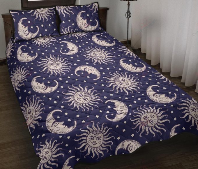 Sun Moon Celestial Bedding Set Duvet Cover  Pillow Cases