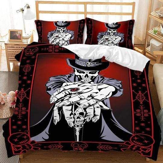 Skull Ring Duvet Cover Bedding Set Skull Ring Duvet Cover Bedding Set