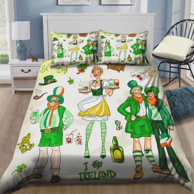 St Patrick Bedding Set Style 1 Duvet Cover  Pillow Cases