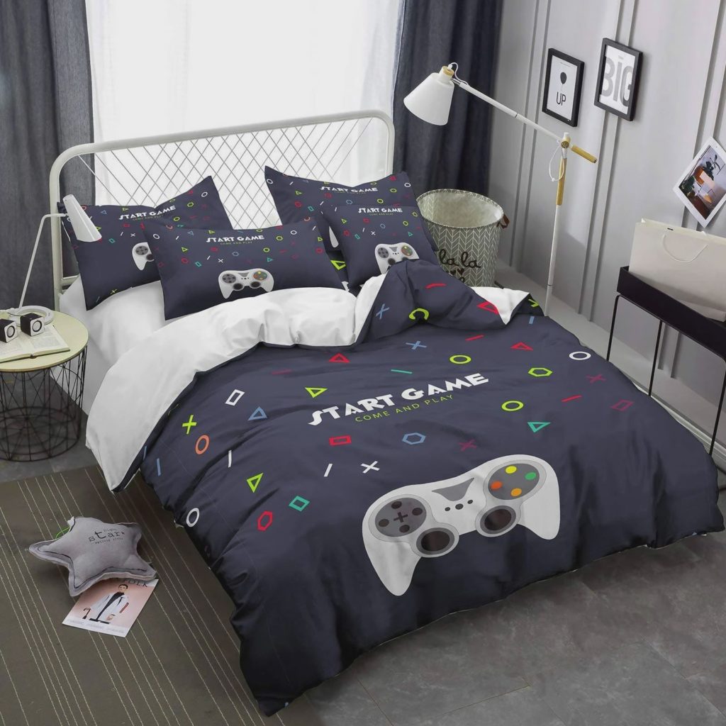 Start Game Come And Play Cotton Bed Sheets Spread Comforter Duvet Cover Bedding Sets Start Game Come And Play Cotton Bed Sheets Spread Comforter Duvet Cover Bedding Sets