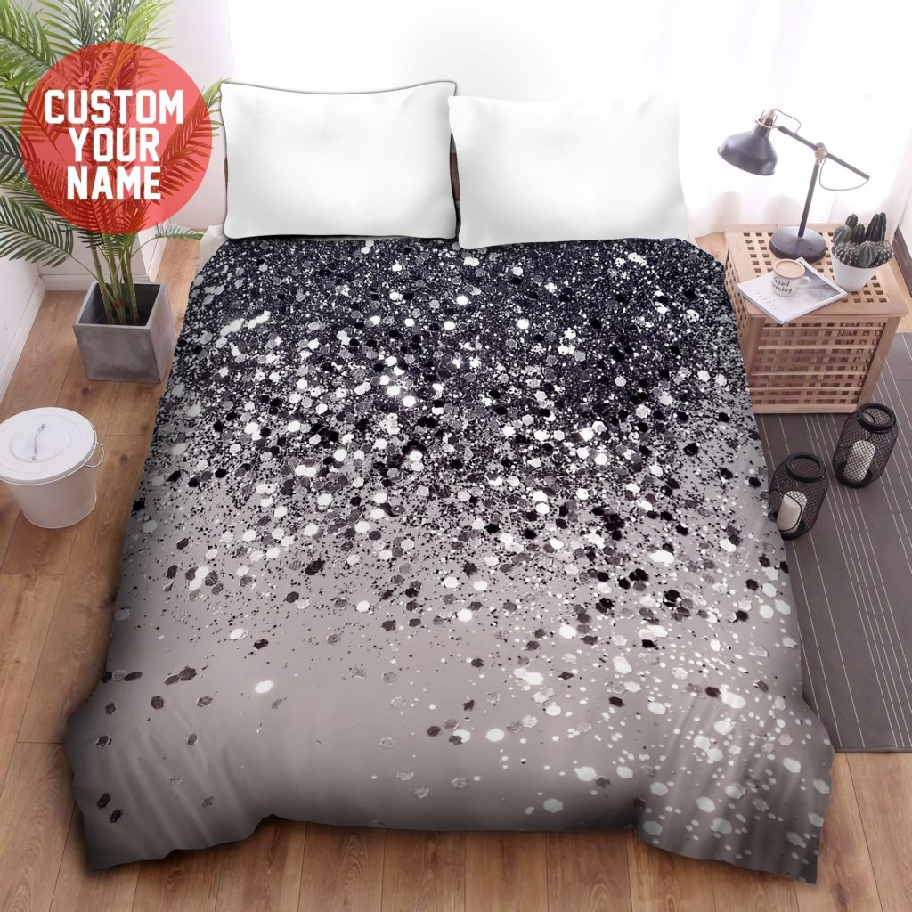 Sparkling Lavender Lady Glitter Duvet Cover Bedding Set Sparkling Lavender Lady Glitter Duvet Cover Bedding Set