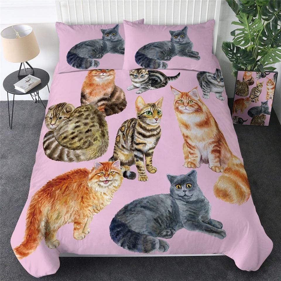 Types Of Cats Cotton Bed Sheets Spread Comforter Duvet Cover Bedding Sets Types Of Cats Cotton Bed Sheets Spread Comforter Duvet Cover Bedding Sets