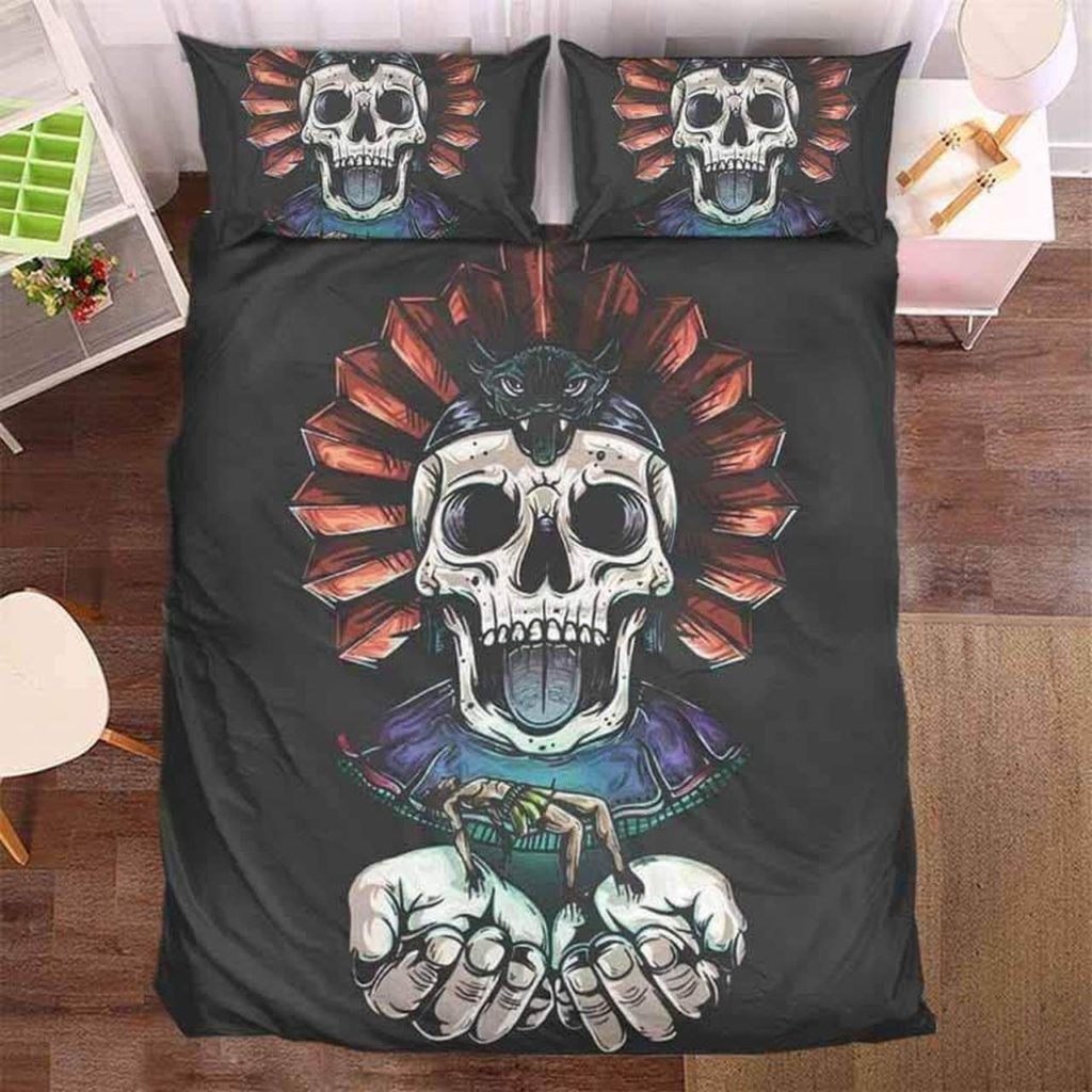 Skull Passion Bedding Set Duvet Cover Pillow Cases Skull Passion Bedding Set Duvet Cover Pillow Cases