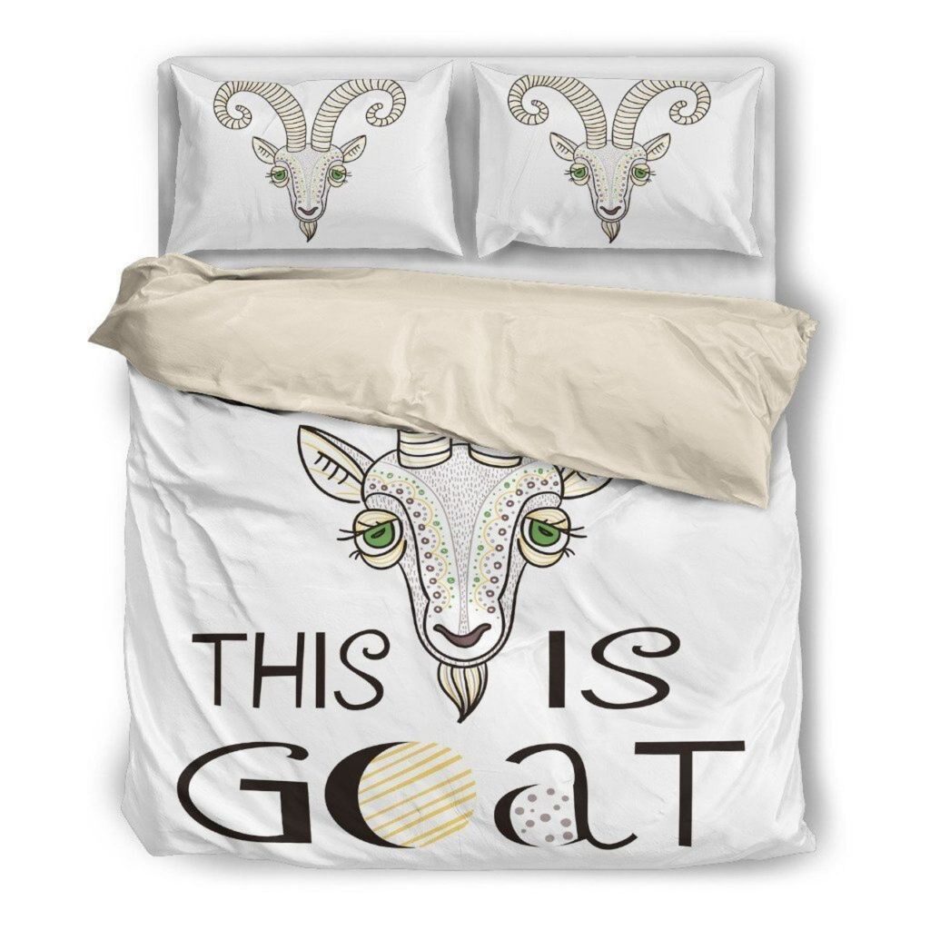 This Is Goat-Bedding Set Duvet Cover Pillow Cases This Is Goat-Bedding Set Duvet Cover Pillow Cases