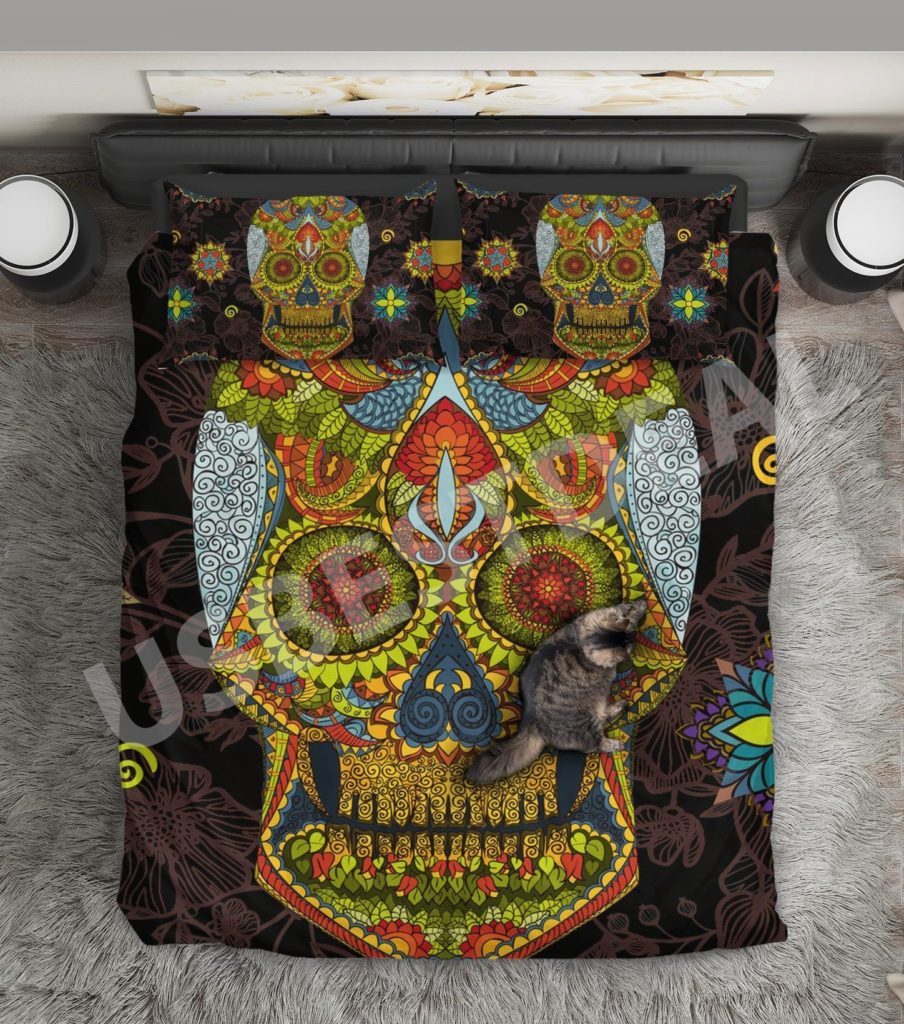 Sugar Skull Happy Days Cotton Bed Sheets Spread Comforter Duvet Cover Bedding Sets Sugar Skull Happy Days Cotton Bed Sheets Spread Comforter Duvet Cover Bedding Sets