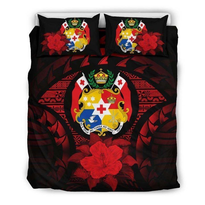 Tonga Red Hibiscus Cotton Bed Sheets Spread Comforter Duvet Cover Bedding Sets Tonga Red Hibiscus Cotton Bed Sheets Spread Comforter Duvet Cover Bedding Sets