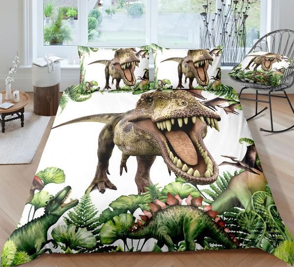 T-Rex Dinosaur Cotton Bed Sheets Spread Comforter Duvet Cover Bedding Sets T-Rex Dinosaur Cotton Bed Sheets Spread Comforter Duvet Cover Bedding Sets