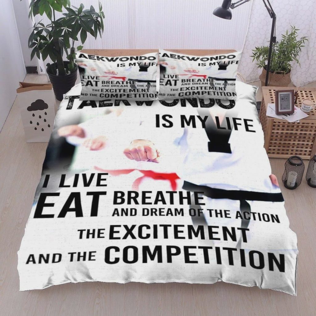Taekwondo Is My Life Cotton Bed Sheets Spread Comforter Duvet Cover Bedding Sets Taekwondo Is My Life Cotton Bed Sheets Spread Comforter Duvet Cover Bedding Sets