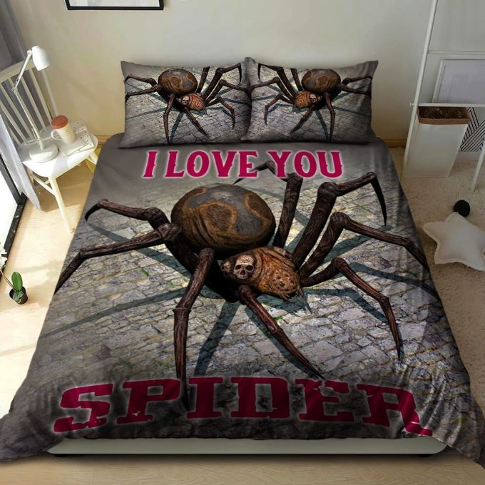 Spider Cotton Bed Sheets Spread Comforter Duvet Cover Bedding Sets