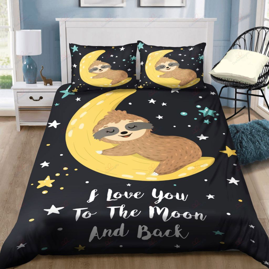 Sloth Bedding Set Duvet Cover  Pillow Cases