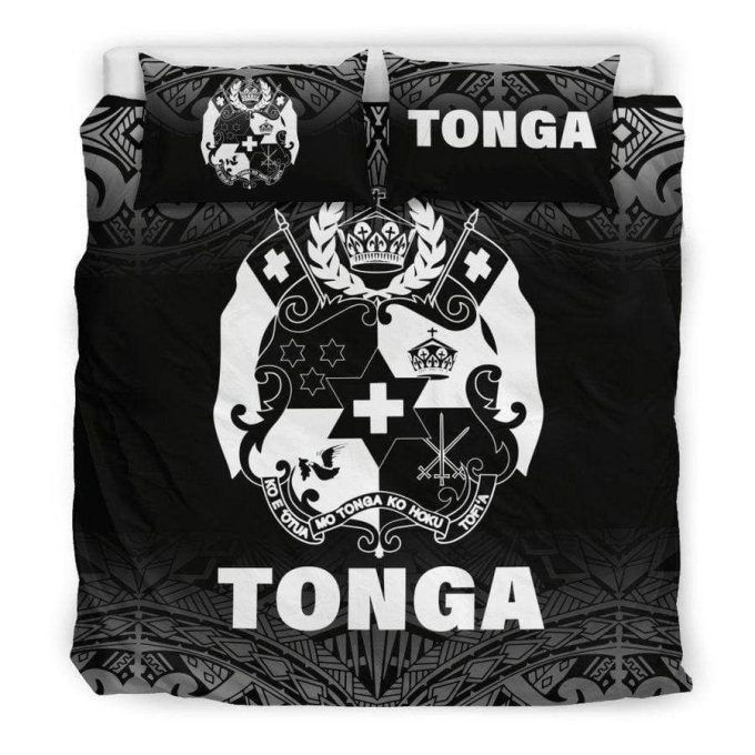 Tonga Black And White Duvet Cover Bedding Set