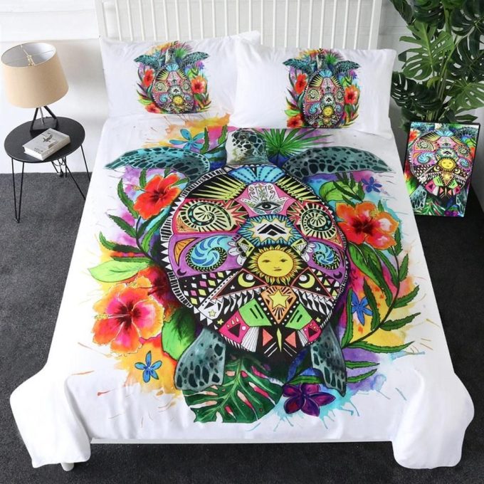 Turtle Life Bedding Set Duvet Cover  Pillow Cases