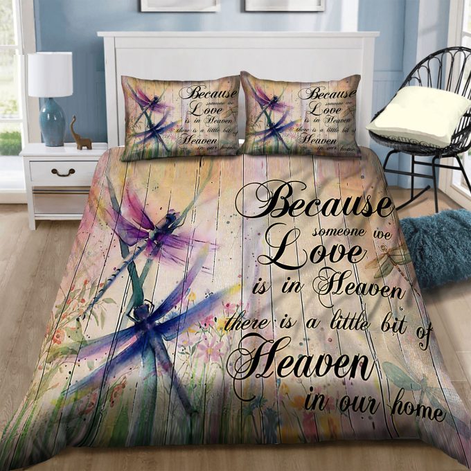 There Is A Little Bit Of Heaven In Our Room Cotton Bed Sheets Spread Comforter Duvet Cover Bedding Sets