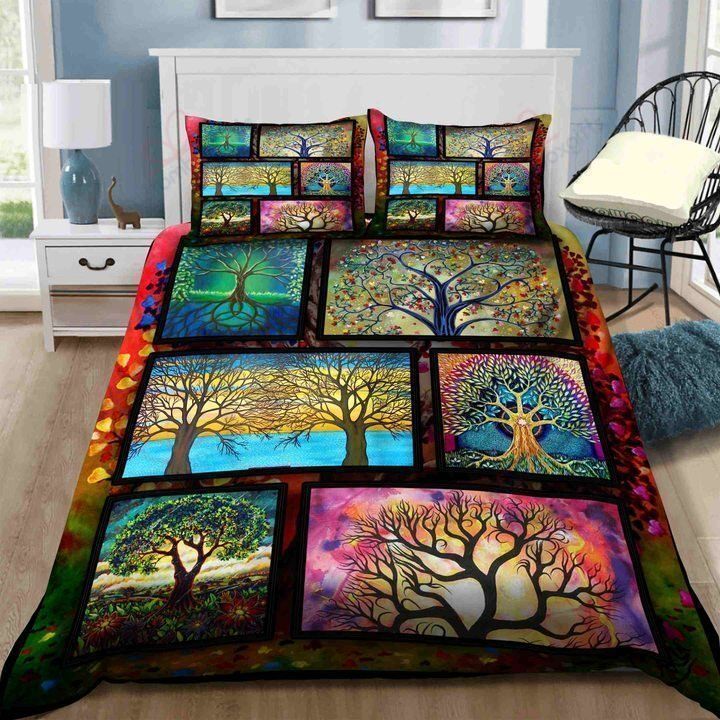 Tree Of Life Picture Bedding Set Duvet Cover Pillow Cases Tree Of Life Picture Bedding Set Duvet Cover Pillow Cases