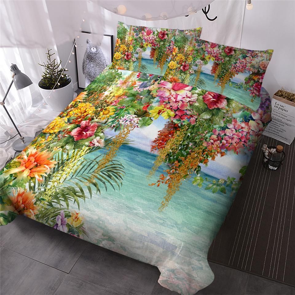 Tropical Foliage Farming Ocean Cotton Bed Sheets Spread Comforter Duvet Cover Bedding Sets Tropical Foliage Farming Ocean Cotton Bed Sheets Spread Comforter Duvet Cover Bedding Sets