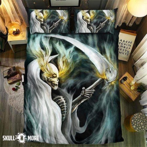Skull Day Of The Death Bedding Set Duvet Cover  Pillow Cases