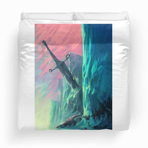 The First Viking Expedition Illustration Duvet Cover Bedding Set
