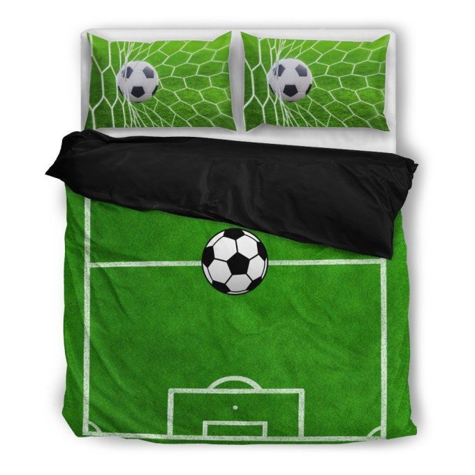 Soccer Cotton Bed Sheets Spread Comforter Duvet Cover Bedding Sets