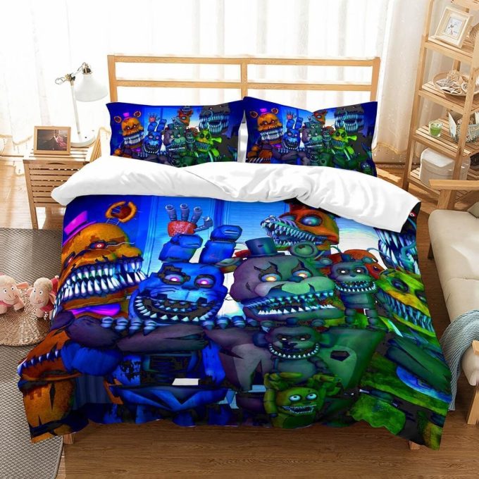 Five Nights At Freddy’s 3D Printed Duvet Cover Bedding Set
