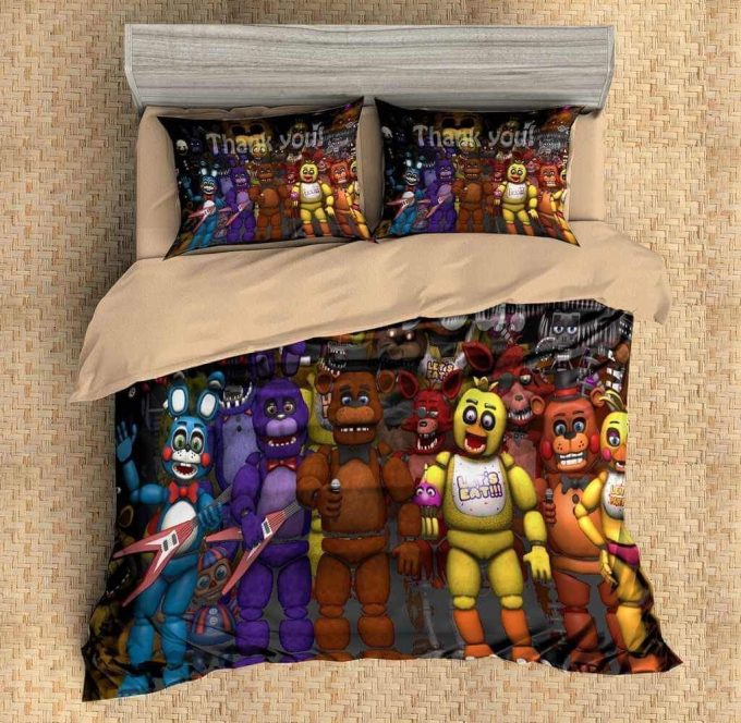 Five Nights At Freddy’s 3D Printed Duvet Cover Bedding Set