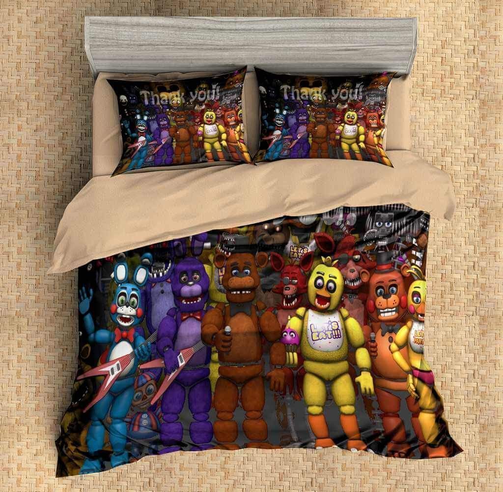 Five Nights At Freddy’s 3D Printed Duvet Cover Bedding Set Five Nights At Freddy’s 3D Printed Duvet Cover Bedding Set