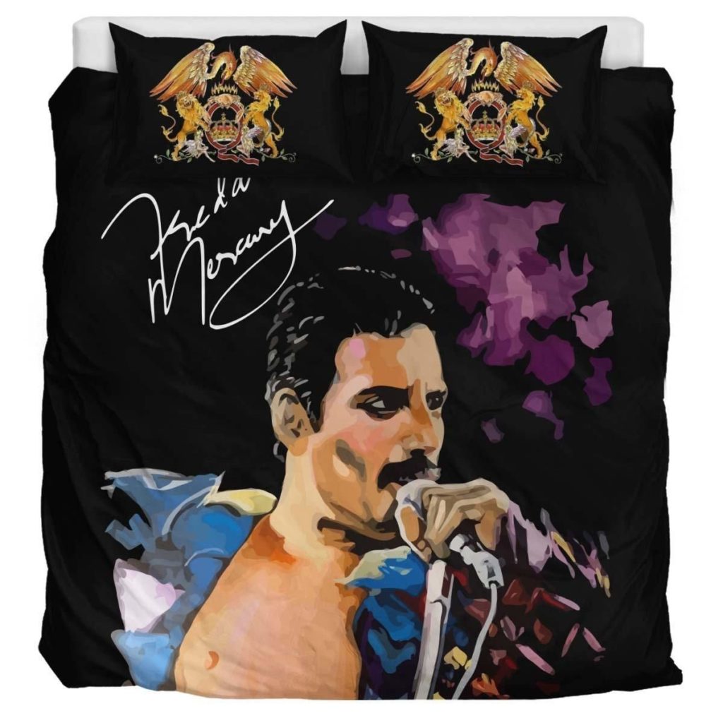 Freddie Mercury Bedding Set Duvet Cover Pillow Cases Freddie Mercury Bedding Set Duvet Cover Pillow Cases