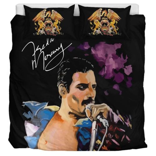 Freddie Mercury Bedding Set Duvet Cover  Pillow Cases