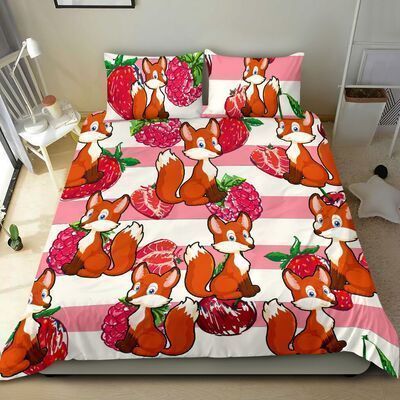 F' Cotton Bed Sheets Spread Comforter Duvet Cover Bedding Sets