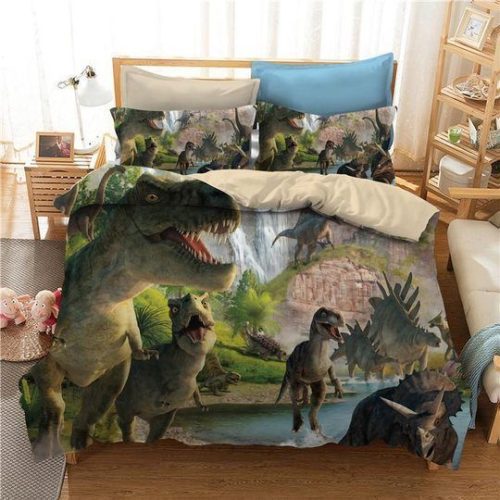 Jurassic Park Dinosaur Bed Setbedding Set  Twin Full  Queen King  1 Duvet