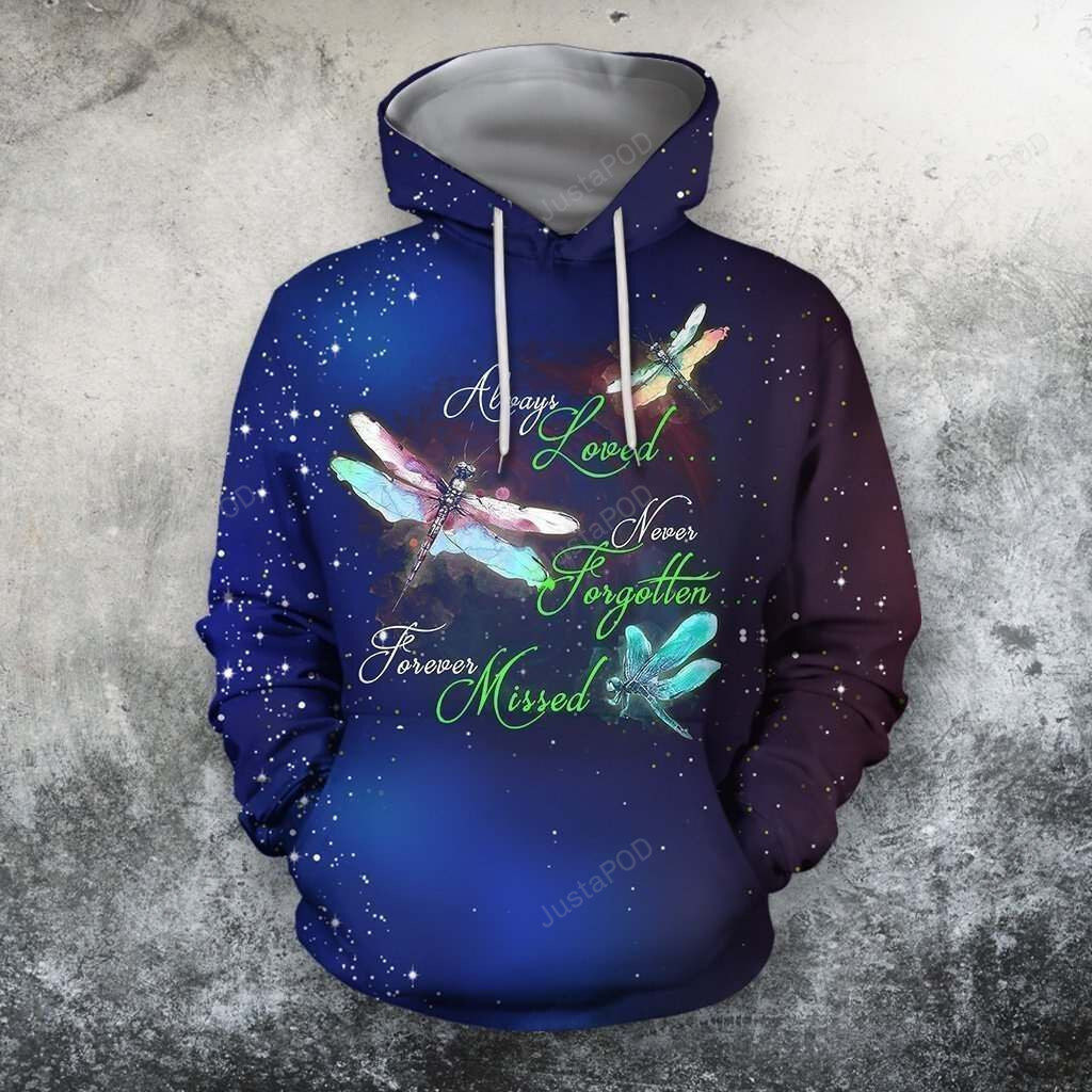 Dragonfly 3D All Over Print Hoodie, Zip-up Hoodie