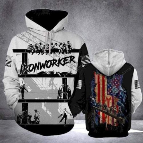 Ironworker In The Construction 3D All Print Hoodie, Zip- Up Hoodie