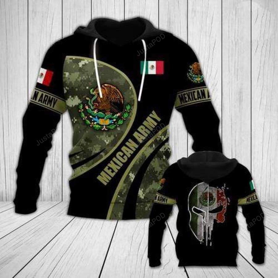 Mexican Army Mexico Flag Skull 3D All Print Hoodie, Zip- Up Hoodie Mexican Army Mexico Flag Skull 3D All Print Hoodie, Zip- Up Hoodie
