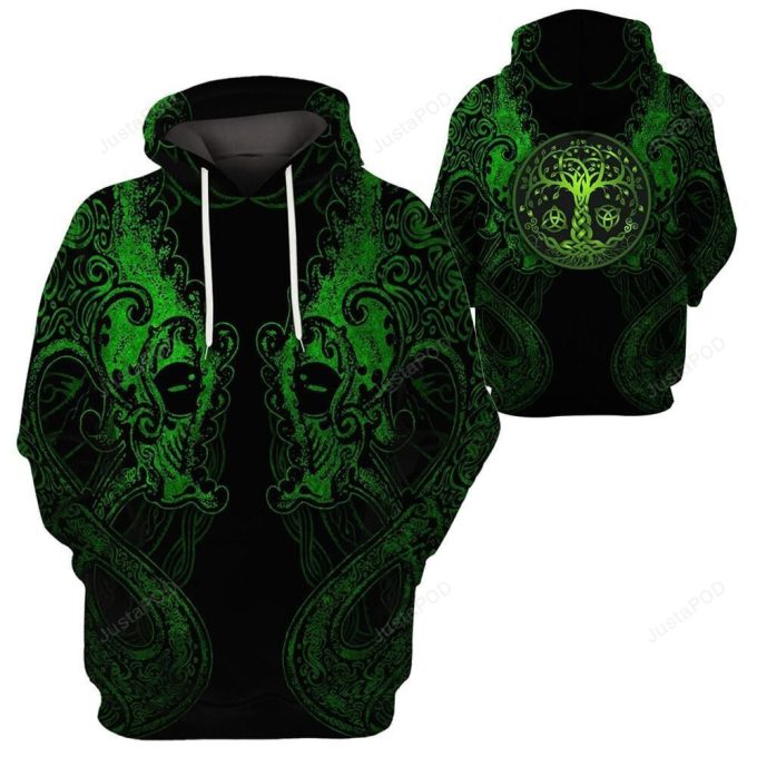 Dragon Tree Of Life 3D All Over Printed Hoodie, Zip- Up Hoodie