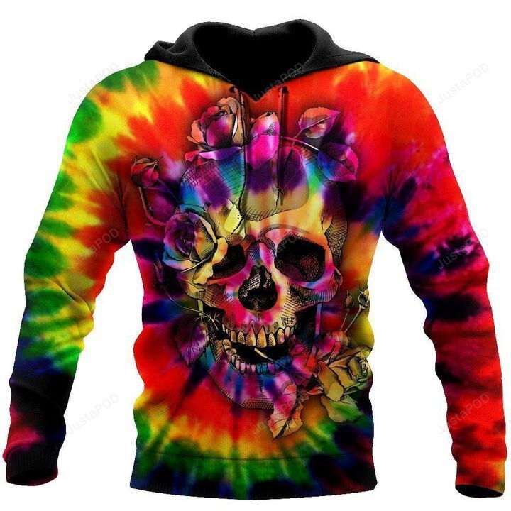 Skull Colorful 3D All Over Print Hoodie, Zip-up Hoodie Skull Colorful 3D All Over Print Hoodie, Zip-up Hoodie