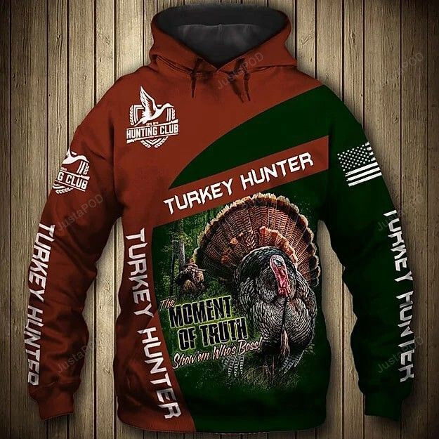 Turkey Hunters 3D All Over Print Hoodie, Zip-up Hoodie Turkey Hunters 3D All Over Print Hoodie, Zip-up Hoodie