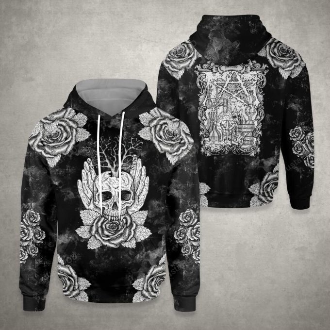 Magician Tarot Style Wicca 3D All Over Print Hoodie, Zip-up Hoodie