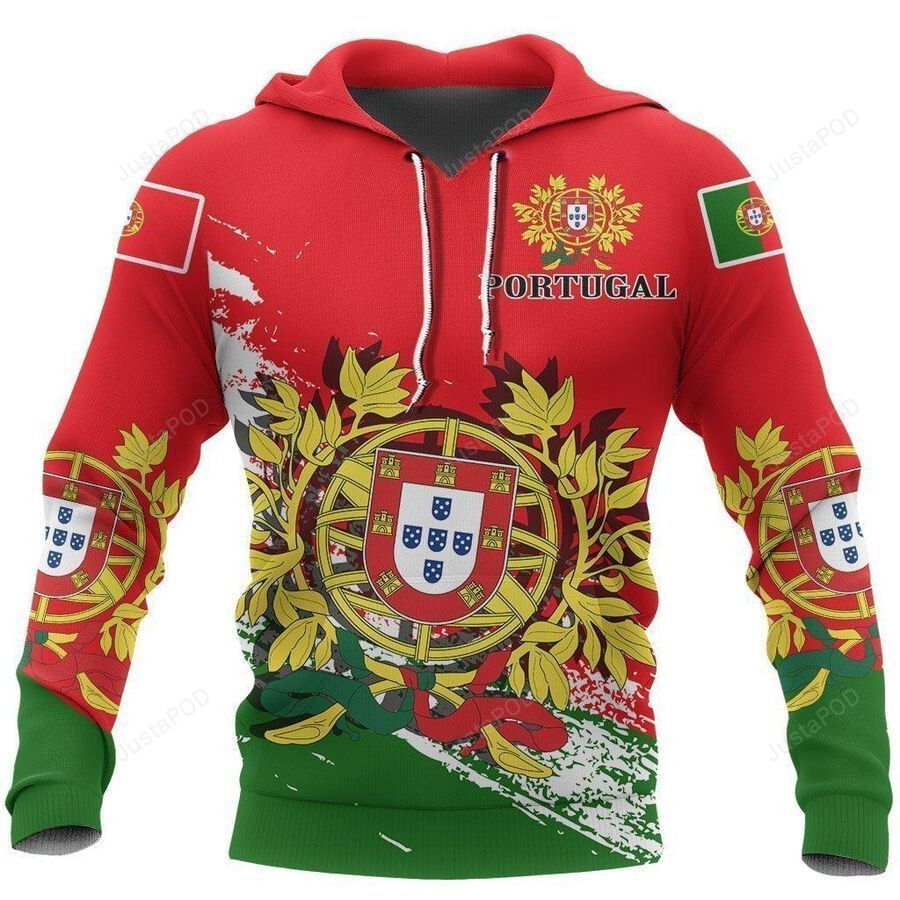 Portugal 3D All Over Print Hoodie, Zip-up Hoodie Portugal 3D All Over Print Hoodie, Zip-up Hoodie