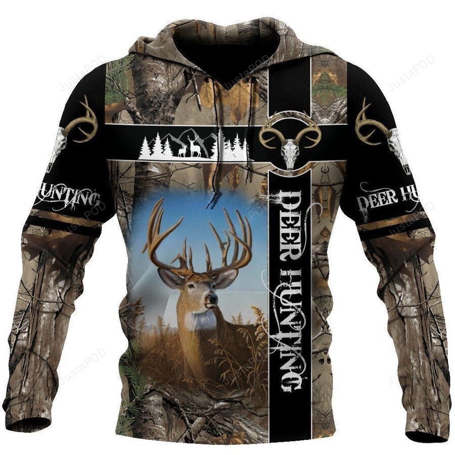 Deer Hunting 3D All Over Print Hoodie, Zip-up Hoodie Deer Hunting 3D All Over Print Hoodie, Zip-up Hoodie